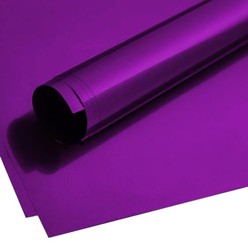 Papel Metálico Morado Rollo X 5 M