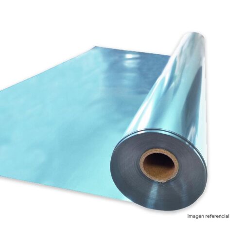 Papel Metálico Sky Blue Rollo X 100 M