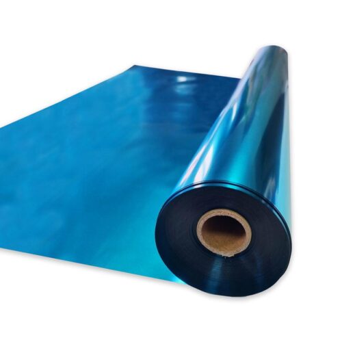 Papel Metálico Turquesa Rollo X 100 M