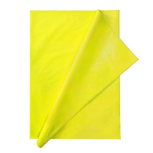 Papel Seda Amarillo Fosforescente Cuadernillo X 24 Und Papel Seda Amarillo Fosforescente Cuadernillo X 24 Und
