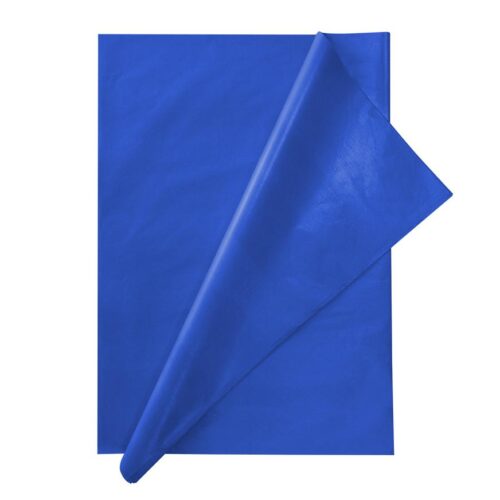 Papel Seda Azul Cuadernillo X 24 Und