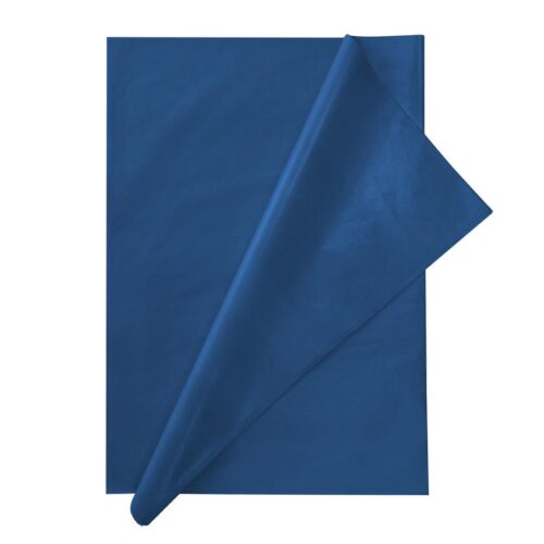 Papel Seda Azul Marino Cuadernillo X 24 Und
