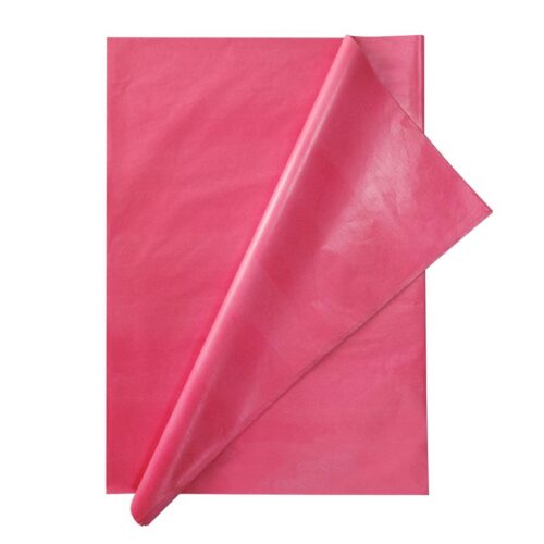 Papel Seda Rosado Oscuro Cuadernillo X 24 Und