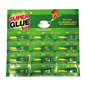Pegamento Yimi Super Glue Verde 15Dg X 12 Und