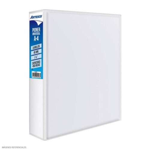 Pioner Universal Artesco A4 3 Anillos 45 Mm Blanco