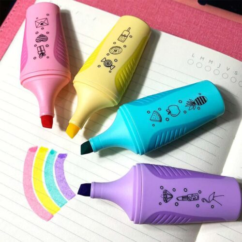 Mini Resaltador Artesco Grip Pastel X 4 Und