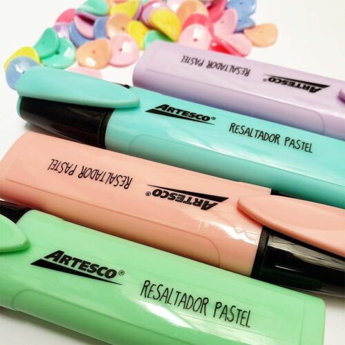 Resaltador Artesco Pastel X 4 Und