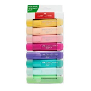 Plumon Resaltador Faber Castell 46 X8 Pastel 254658