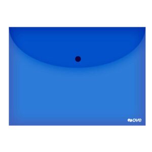 Carpeta Ove Oficio Azul Con Broche