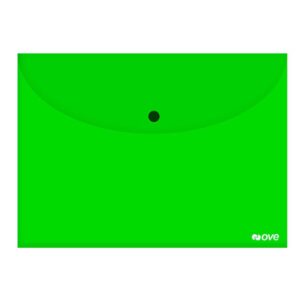 Carpeta Ove Oficio Verde Con Broche