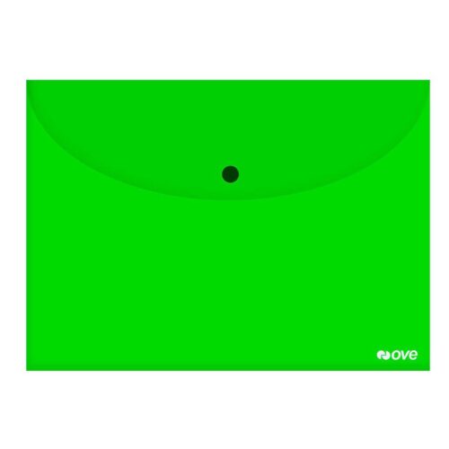 Carpeta Ove Oficio Verde Con Broche