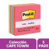 Notas Adhesivas 3M Post-It 76 X 76 Mm Multicolor 500 Hojas