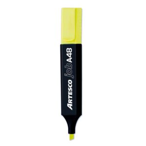 Resaltador Artesco Job A48 Amarillo X 1 Und Resaltador Artesco Job A48 Amarillo X 1 Und