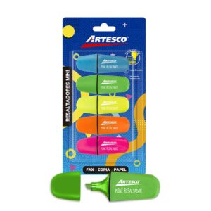 Mini Resaltador Artesco Neón X 5 Und