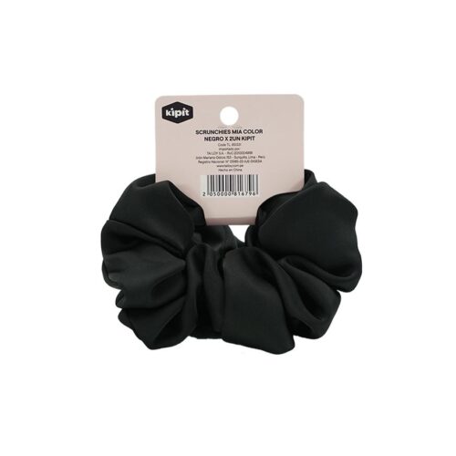 Scrunchies Mia Color Negro X 2Un Kipit