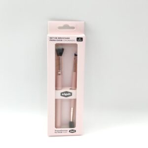 Set Brochas Ojos Cromado X 2 Un Kipit