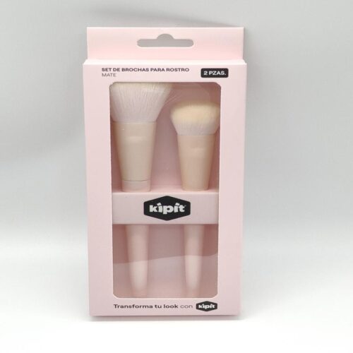 Set Brochas Rostro Mate X 2 Un Kipit