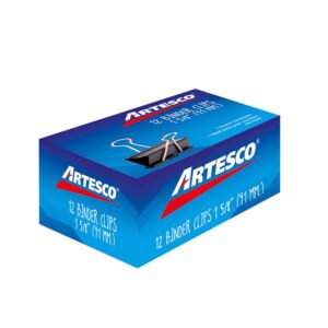 Binder Artesco Doble Clip 1 5/8″ Caja X 12 Und