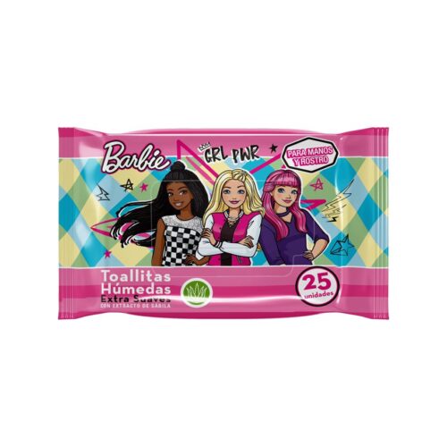 Toallitas Húmedas Gelatti Barbie X 25 Und