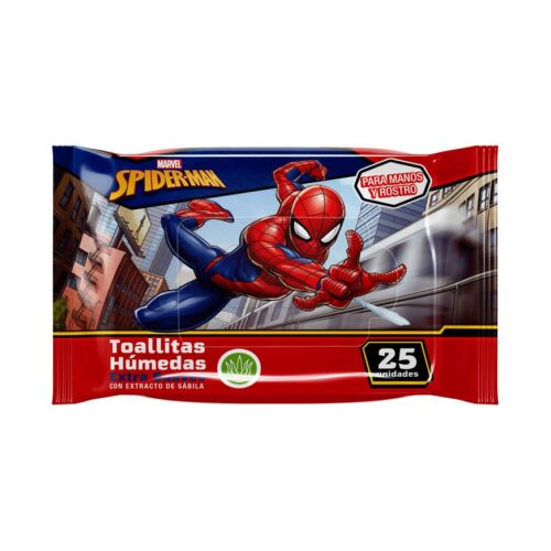 Toallitas Húmedas Gelatti Spiderman X 25 Und