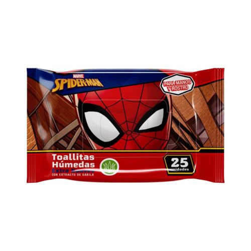Toallitas Húmedas Gelatti Spiderman X 25 Und