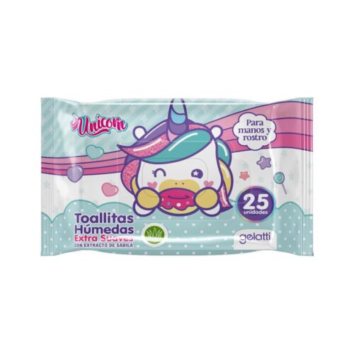 Toallitas Húmedas Gelatti Unicornio X 25 Und Toallitas Húmedas Gelatti Unicornio X 25 Und
