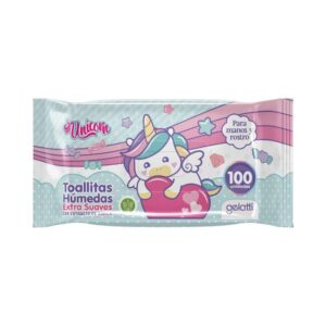 Toallitas Húmedas Gelatti Unicornio X 100 Und