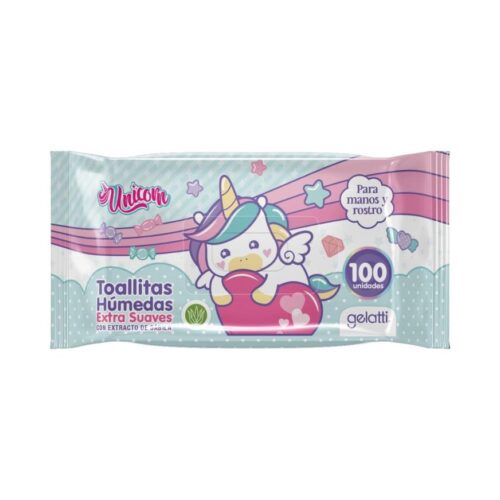 Toallitas Húmedas Gelatti Unicornio X 100 Und Toallitas Húmedas Gelatti Unicornio X 100 Und