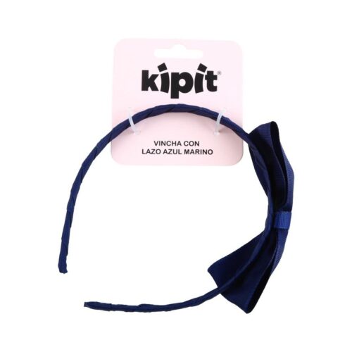 Vincha C/Lazo Azul Marino Kipit