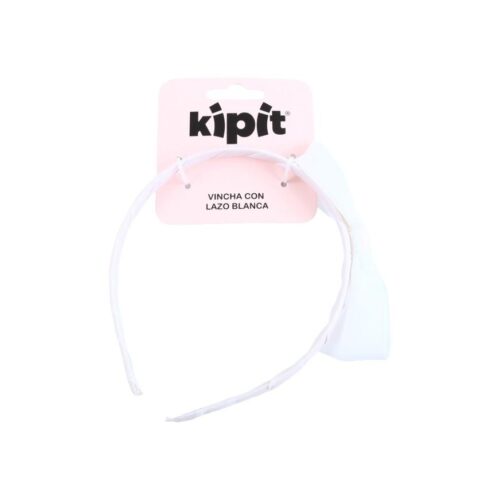 Vincha C/Lazo Blanco Kipit