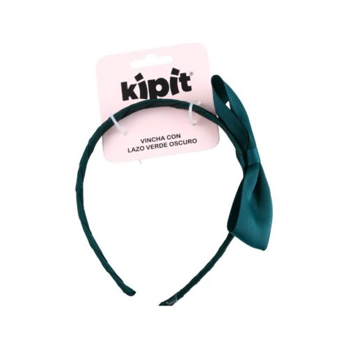 Vincha C/Lazo Verde Oscuro Kipit