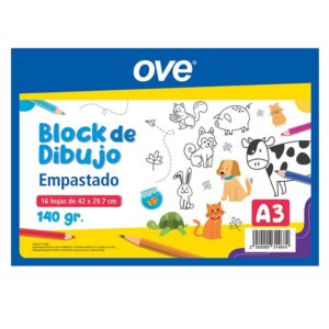 Block De Dibujo Empastado Ove A3 16 Hojas Block De Dibujo Empastado Ove A3 16 Hojas