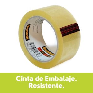 Cinta De Embalaje Scotch 3M Transparente 48 Mm X 100 M