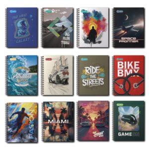 Cuaderno Anillado A4 140H Cuadriculado Hombre Tapa Laminada Surco