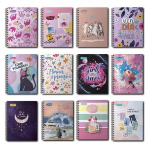 Cuaderno Anillado A4 140H Cuadriculado Mujer Tapa Laminada Surco