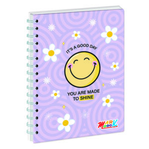 Cuaderno Anillado Cuadriculado Markbook A4 Diseño 100 Hojas