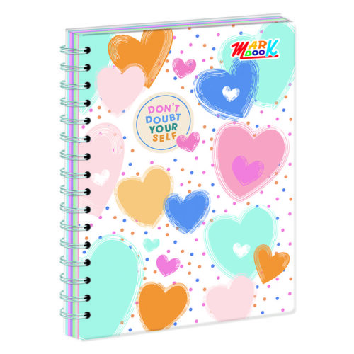 Cuaderno Anillado Cuadriculado Markbook A4 Diseño 160 Hojas