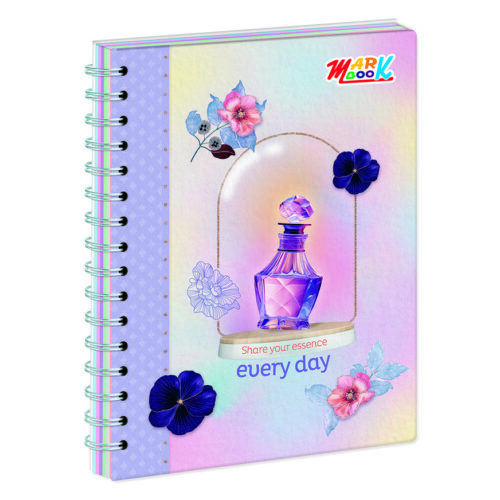 Cuaderno Anillado Cuadriculado Markbook A4 Diseño Mujer 160 Hojas