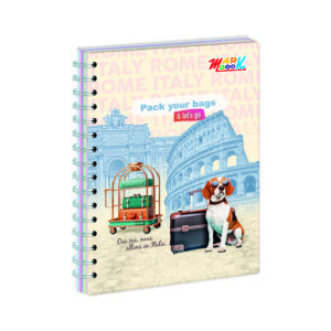 Cuaderno Anillado Cuadriculado Markbook A5 Diseño 160 Hojas Surtido