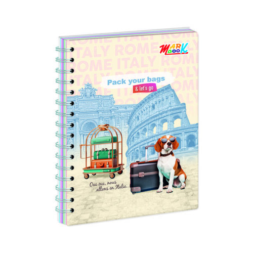 Cuaderno Anillado Cuadriculado Markbook A5 Diseño 160 Hojas Surtido Cuaderno Anillado Cuadriculado Markbook A5 Diseño 160 Hojas Surtido