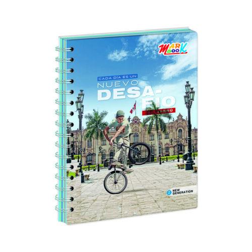 Cuaderno Anillado Cuadriculado Markbook A5 Diseño 160 Hojas Surtido Cuaderno Anillado Cuadriculado Markbook A5 Diseño 160 Hojas Surtido