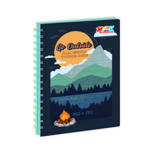 Cuaderno Anillado Cuadriculado Markbook A5 Diseño Hombre Surtido 160 Hojas