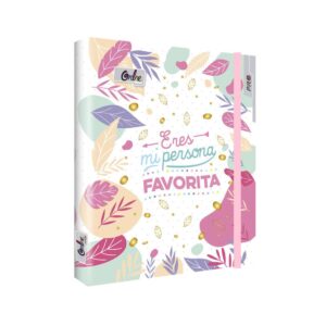 Cuaderno Cuadriculado Anillado Online A5 Con Liga Surtido 150 Hojas