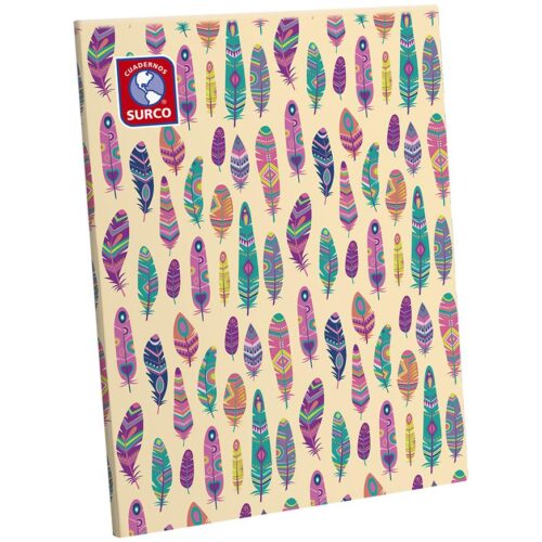 Cuaderno Escolar Chico 40H Rayado Diseño Surco