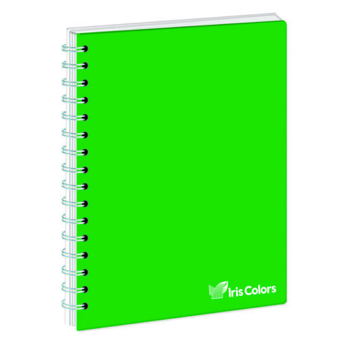 Cuaderno Cuadriculado Anillado Iris Color A4 Surtido 100 Hojas