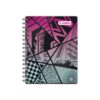 Cuaderno Cuadriculado Anillado Justus A5 Tapa Dura Surtido 160 Hojas