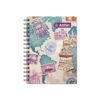 Cuaderno Cuadriculado Anillado Justus A5 Tapa Dura Surtido 160 Hojas
