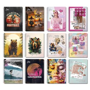 Cuaderno Cuadriculado Anillado Loro A5 Con Liga Surtido 160 Hojas