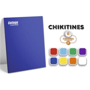 Cuaderno Deluxe A-4 80H Cuadriculado Chikitines College