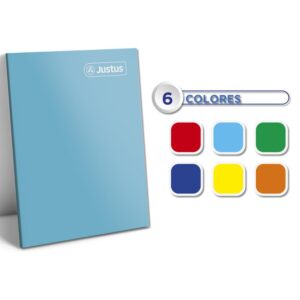 Cuaderno Escolar Chico 80H Cuadriculado Solido Justus Cuaderno Escolar Chico 80H Cuadriculado Solido Justus